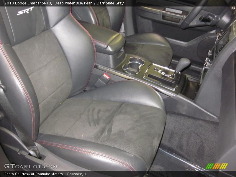 Deep Water Blue Pearl / Dark Slate Gray 2010 Dodge Charger SRT8