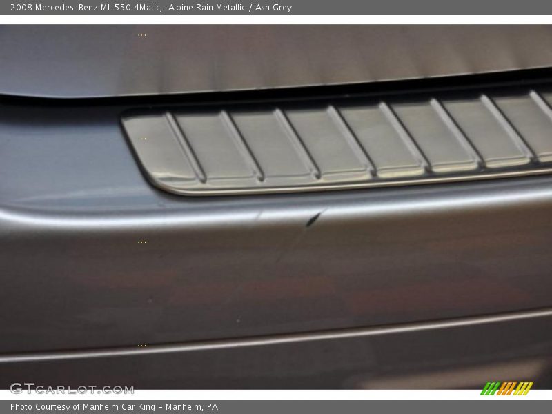 Alpine Rain Metallic / Ash Grey 2008 Mercedes-Benz ML 550 4Matic