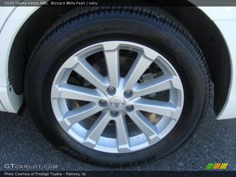 Blizzard White Pearl / Ivory 2010 Toyota Venza AWD