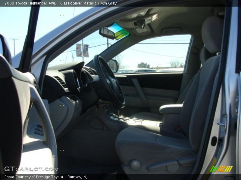 Classic Silver Metallic / Ash Gray 2008 Toyota Highlander 4WD