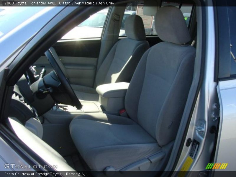 Classic Silver Metallic / Ash Gray 2008 Toyota Highlander 4WD
