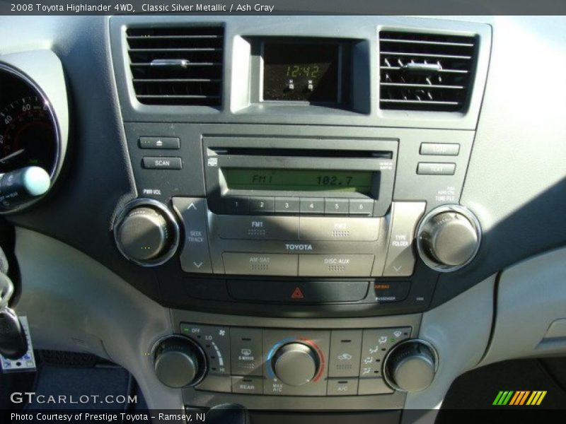 Classic Silver Metallic / Ash Gray 2008 Toyota Highlander 4WD