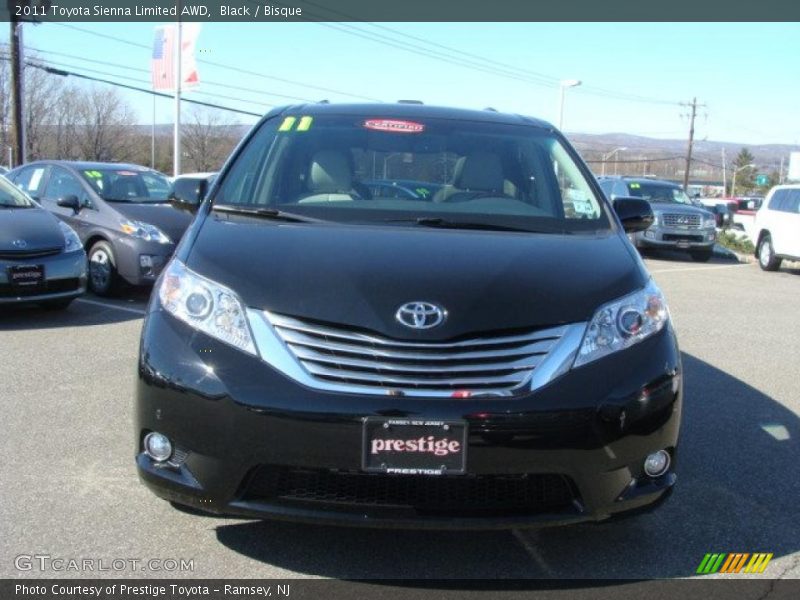 Black / Bisque 2011 Toyota Sienna Limited AWD