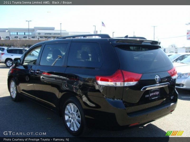 Black / Bisque 2011 Toyota Sienna Limited AWD