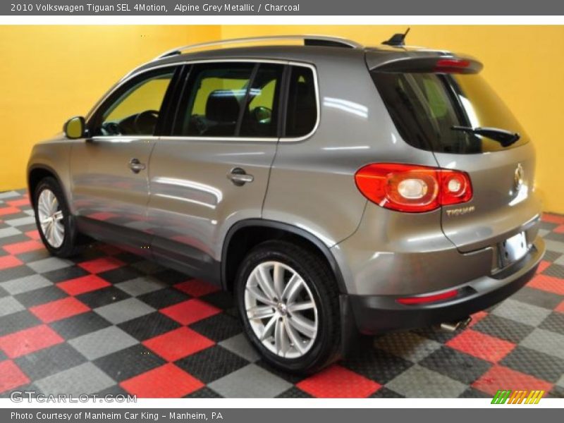 Alpine Grey Metallic / Charcoal 2010 Volkswagen Tiguan SEL 4Motion