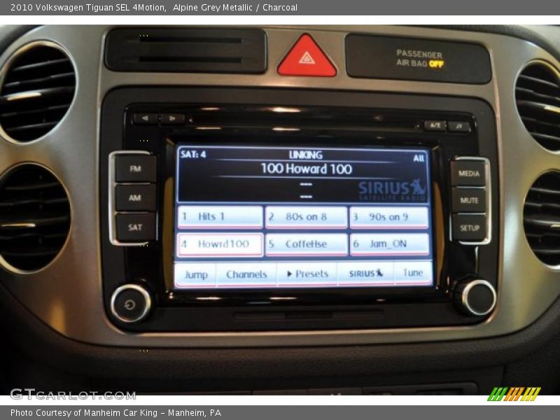 Alpine Grey Metallic / Charcoal 2010 Volkswagen Tiguan SEL 4Motion