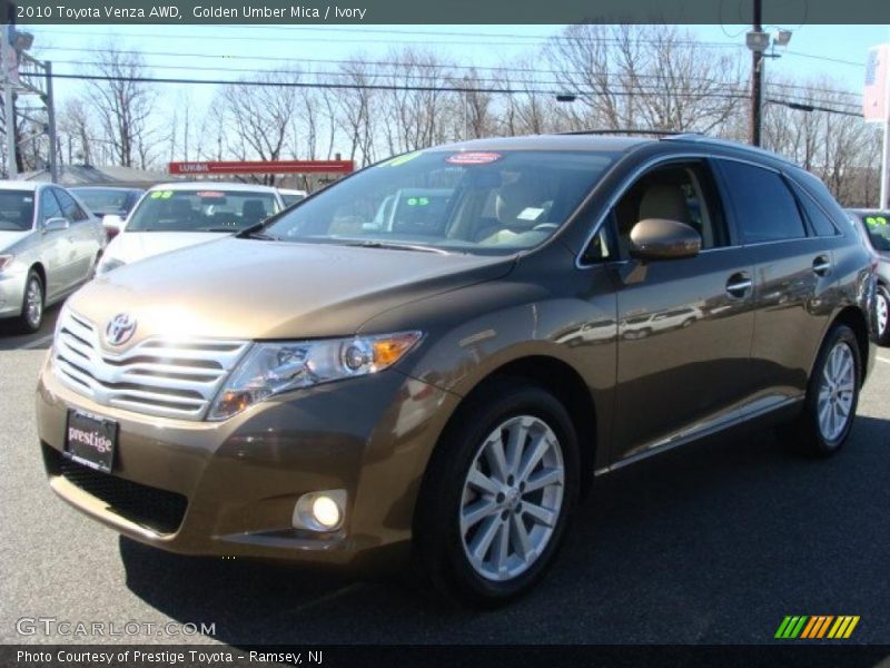 Golden Umber Mica / Ivory 2010 Toyota Venza AWD