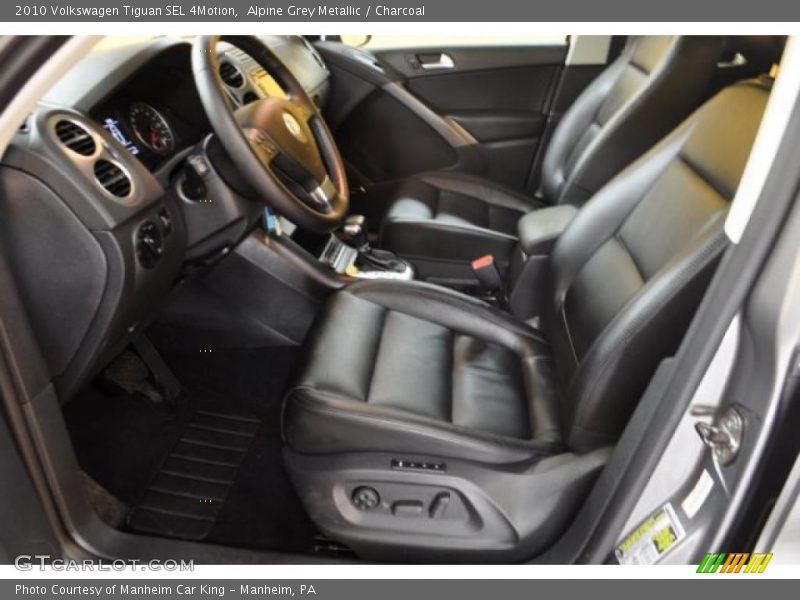 Alpine Grey Metallic / Charcoal 2010 Volkswagen Tiguan SEL 4Motion