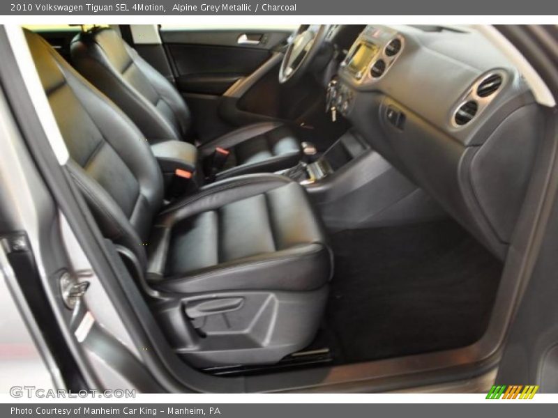 Alpine Grey Metallic / Charcoal 2010 Volkswagen Tiguan SEL 4Motion