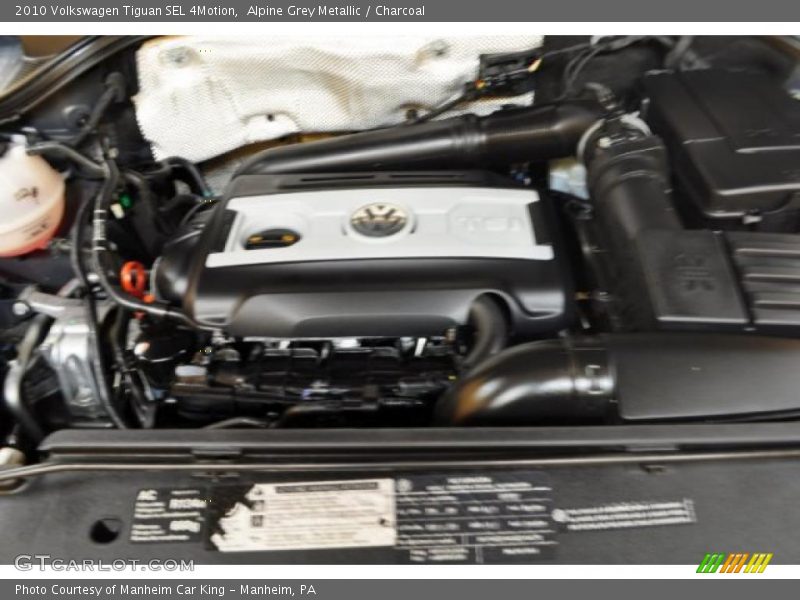 Alpine Grey Metallic / Charcoal 2010 Volkswagen Tiguan SEL 4Motion