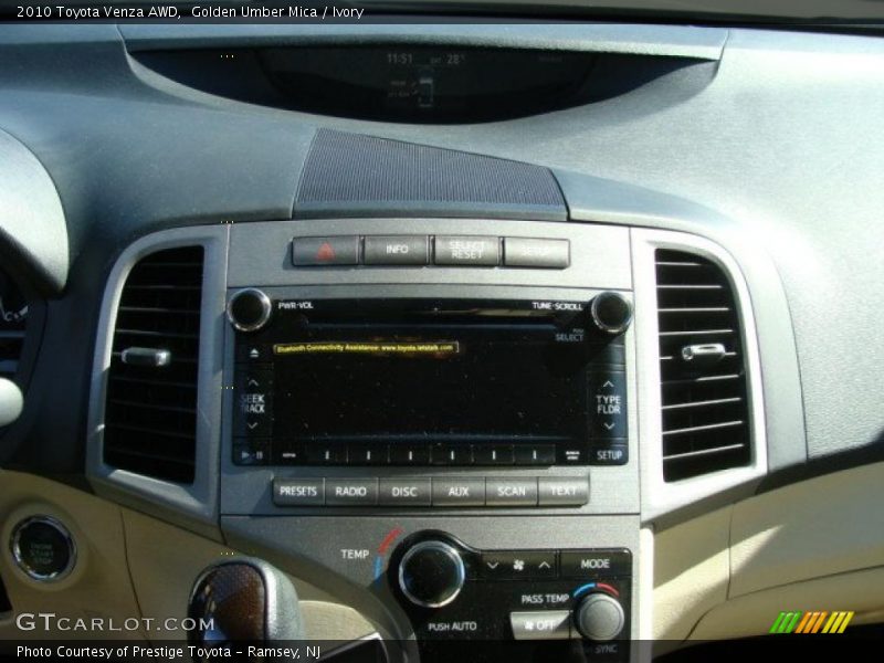 Golden Umber Mica / Ivory 2010 Toyota Venza AWD