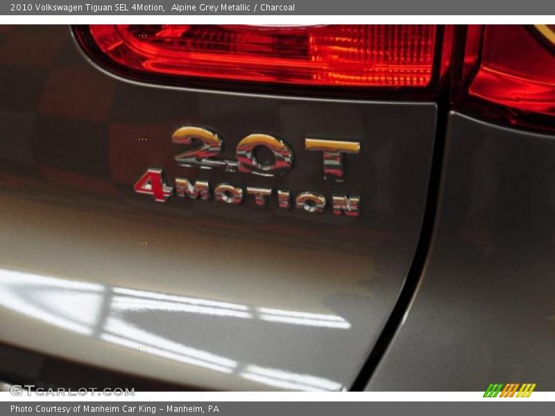 Alpine Grey Metallic / Charcoal 2010 Volkswagen Tiguan SEL 4Motion