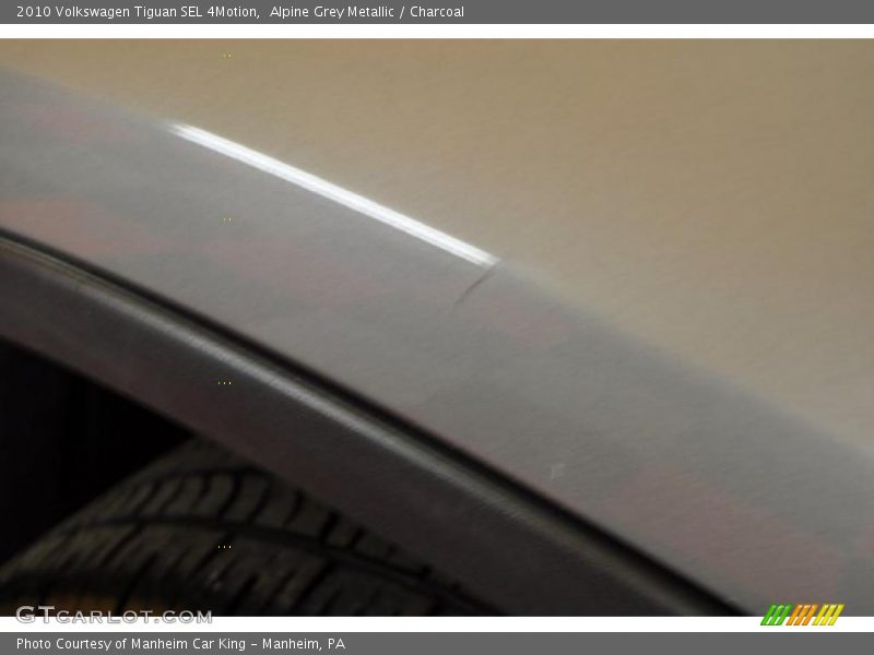 Alpine Grey Metallic / Charcoal 2010 Volkswagen Tiguan SEL 4Motion
