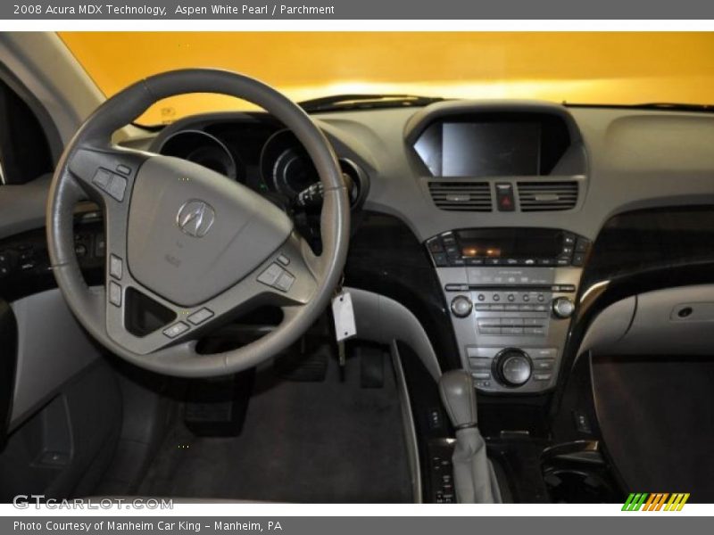 Aspen White Pearl / Parchment 2008 Acura MDX Technology