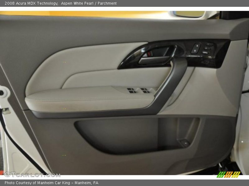 Aspen White Pearl / Parchment 2008 Acura MDX Technology