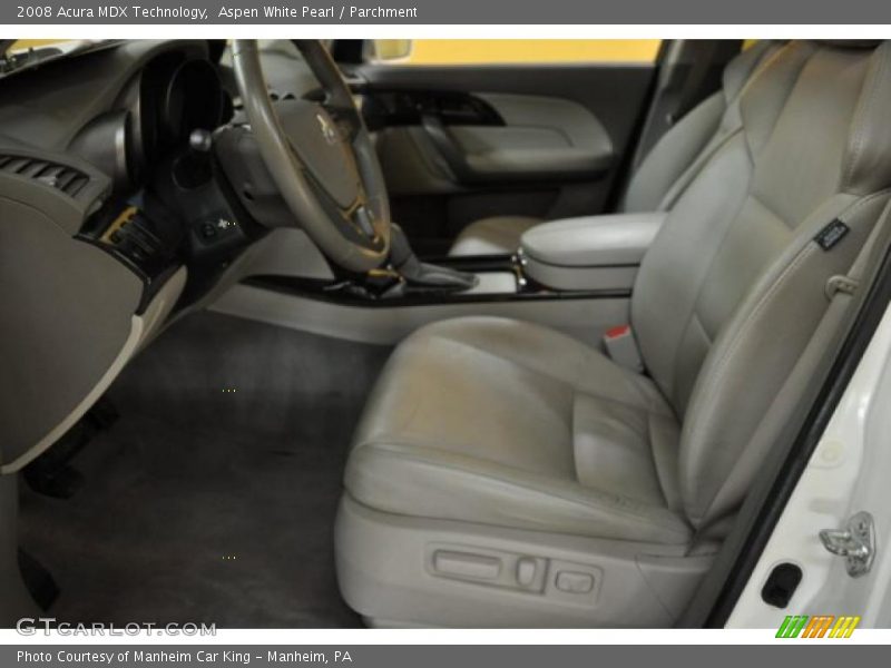 Aspen White Pearl / Parchment 2008 Acura MDX Technology