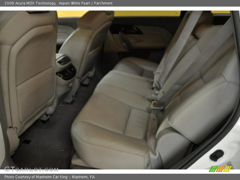 Aspen White Pearl / Parchment 2008 Acura MDX Technology
