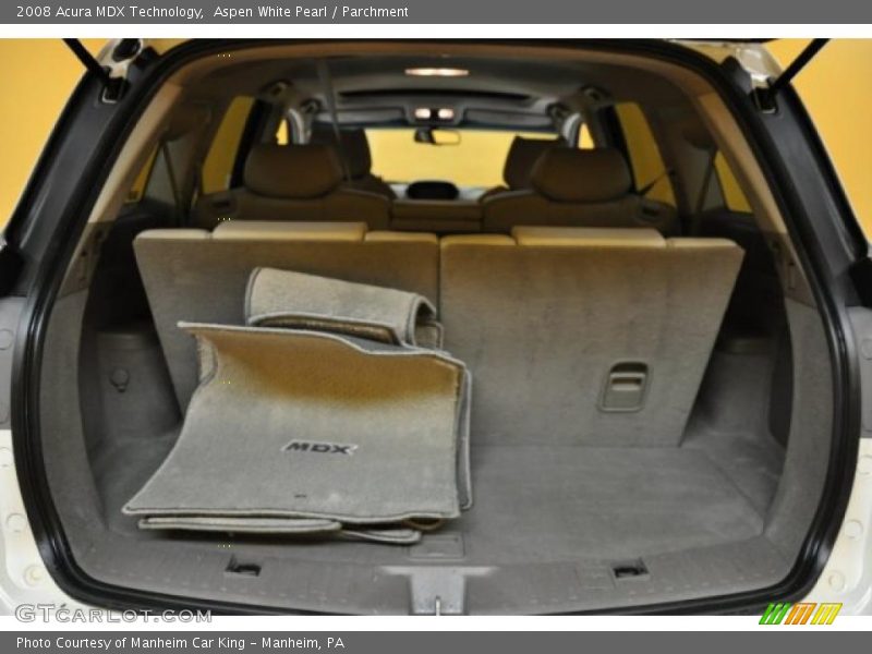 Aspen White Pearl / Parchment 2008 Acura MDX Technology