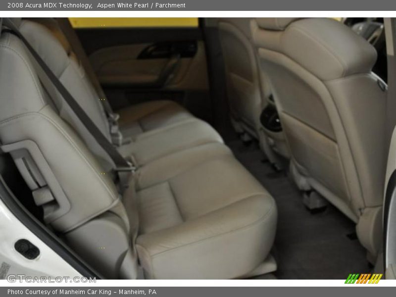 Aspen White Pearl / Parchment 2008 Acura MDX Technology