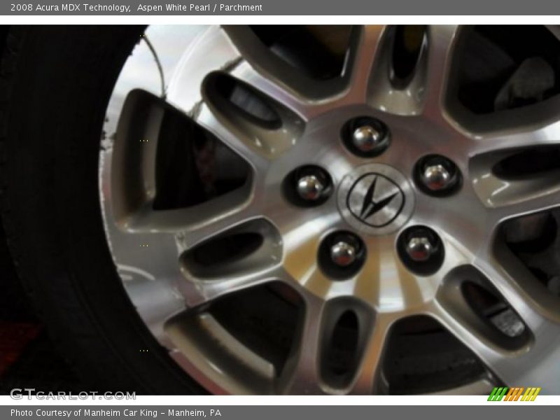 Aspen White Pearl / Parchment 2008 Acura MDX Technology