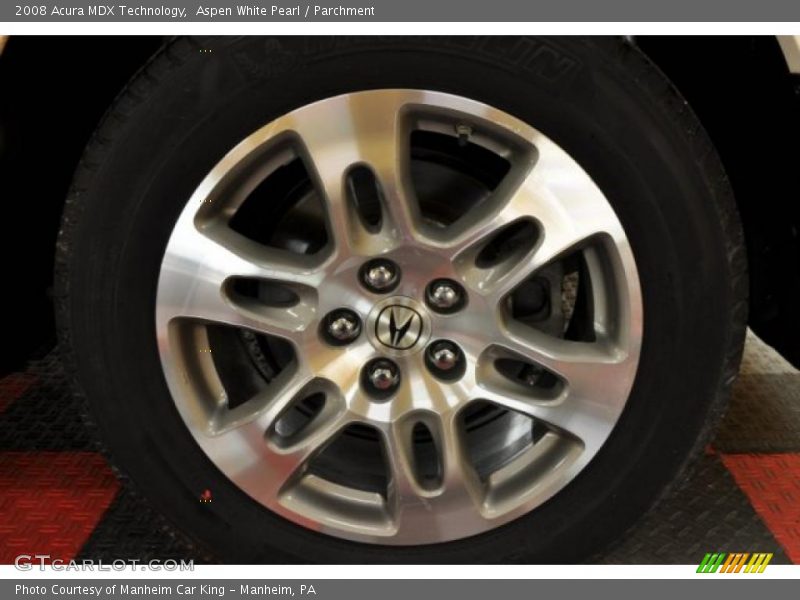Aspen White Pearl / Parchment 2008 Acura MDX Technology