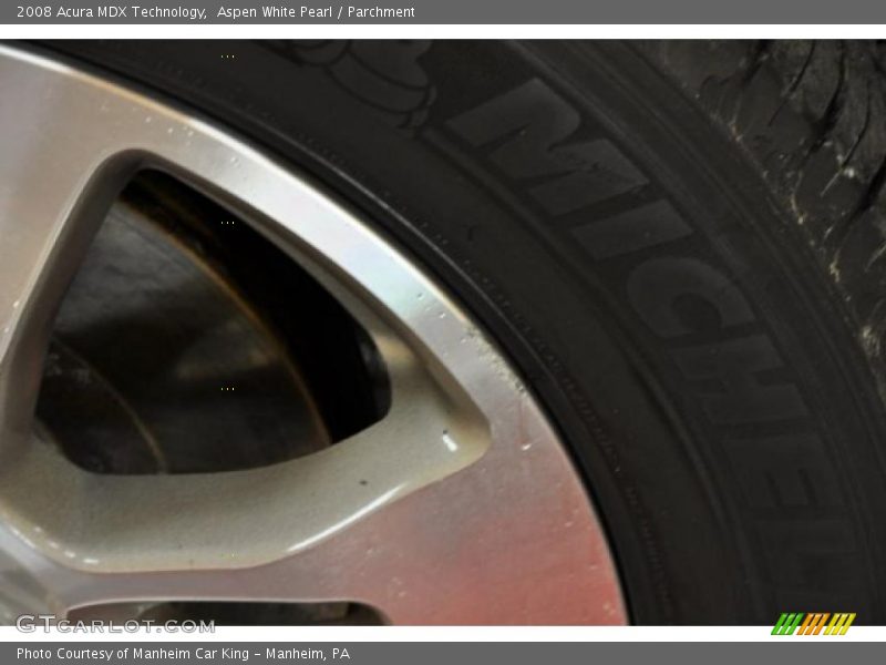 Aspen White Pearl / Parchment 2008 Acura MDX Technology