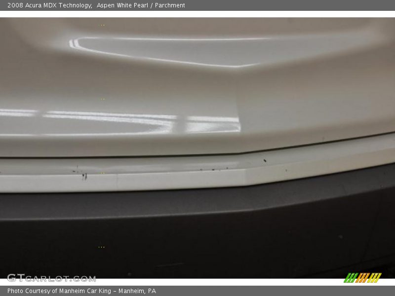 Aspen White Pearl / Parchment 2008 Acura MDX Technology