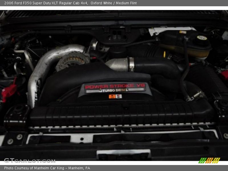 Oxford White / Medium Flint 2006 Ford F350 Super Duty XLT Regular Cab 4x4