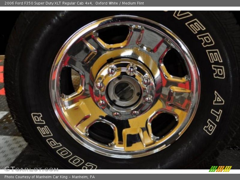 Oxford White / Medium Flint 2006 Ford F350 Super Duty XLT Regular Cab 4x4