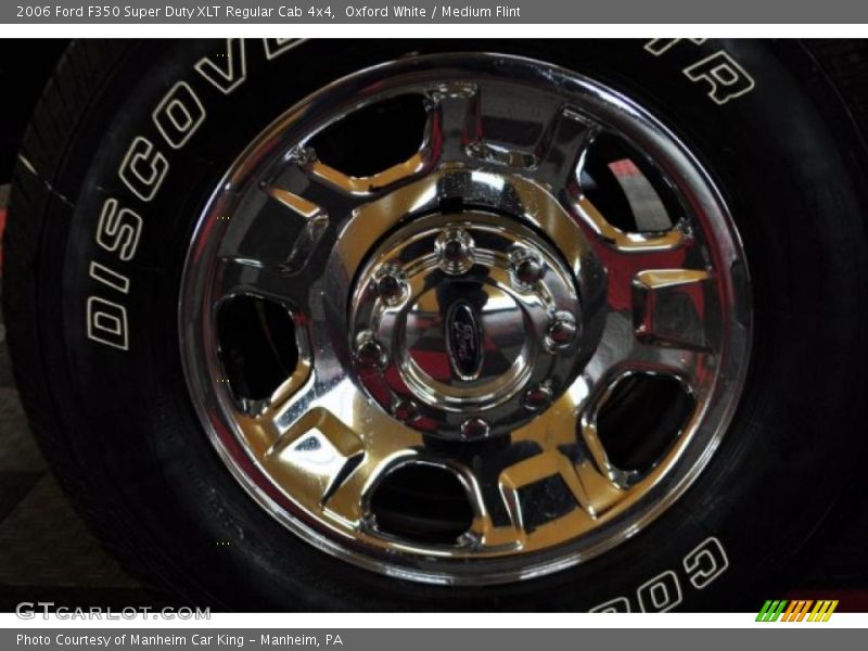 Oxford White / Medium Flint 2006 Ford F350 Super Duty XLT Regular Cab 4x4