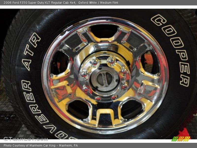 Oxford White / Medium Flint 2006 Ford F350 Super Duty XLT Regular Cab 4x4
