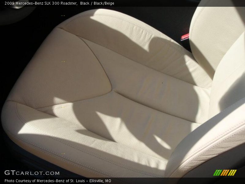 Black / Black/Beige 2009 Mercedes-Benz SLK 300 Roadster