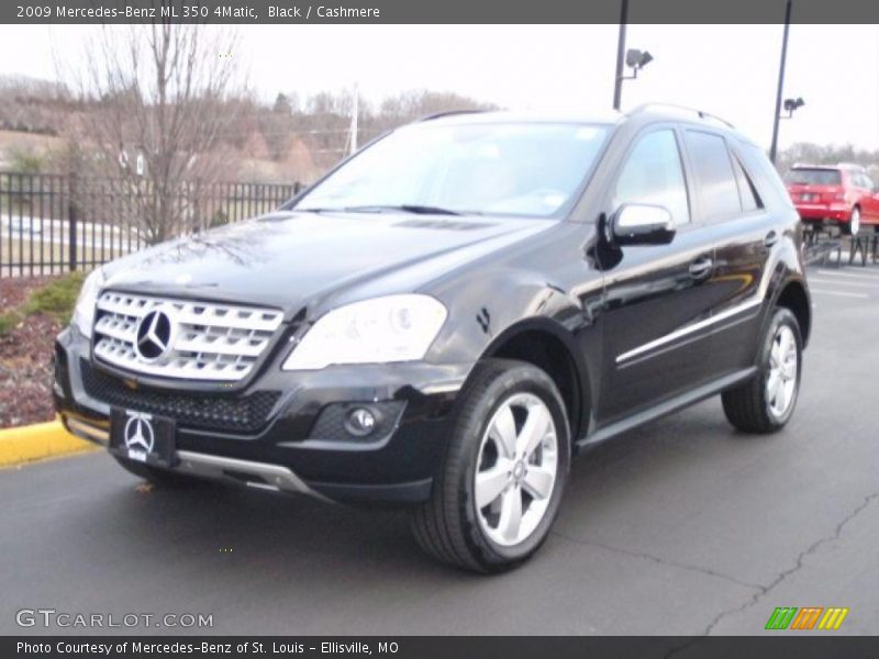 Black / Cashmere 2009 Mercedes-Benz ML 350 4Matic