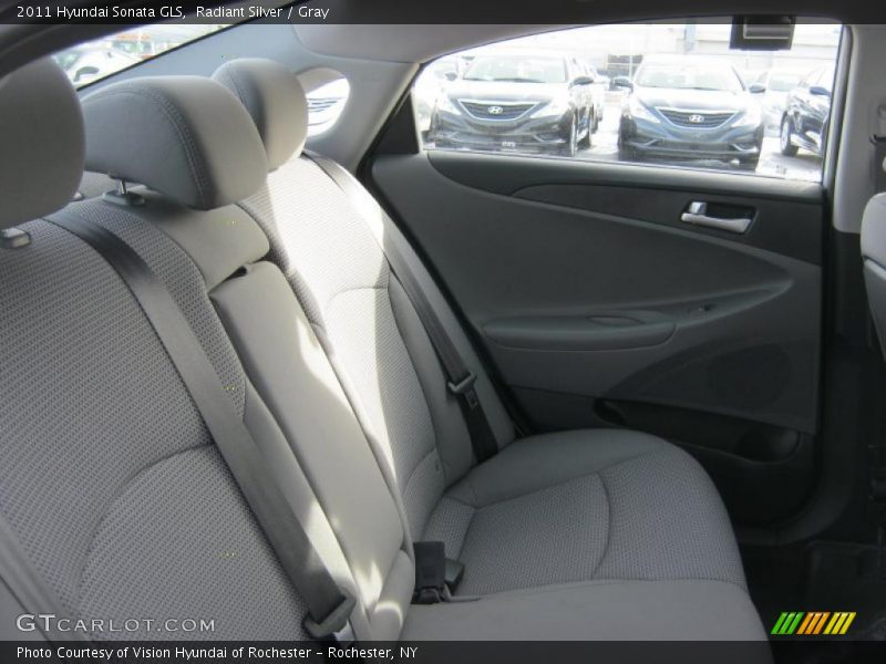 Radiant Silver / Gray 2011 Hyundai Sonata GLS