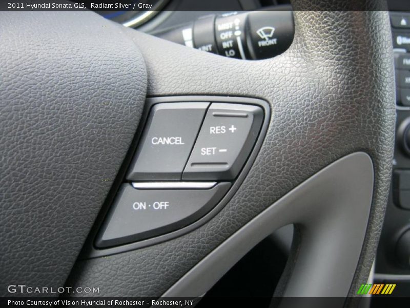 Radiant Silver / Gray 2011 Hyundai Sonata GLS
