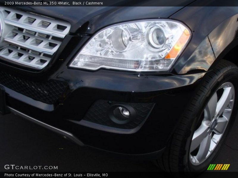 Black / Cashmere 2009 Mercedes-Benz ML 350 4Matic