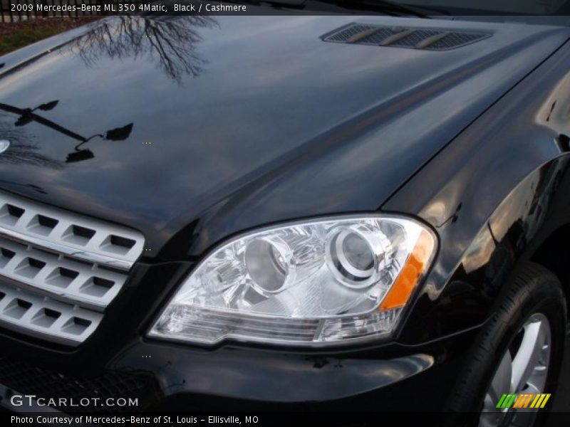 Black / Cashmere 2009 Mercedes-Benz ML 350 4Matic