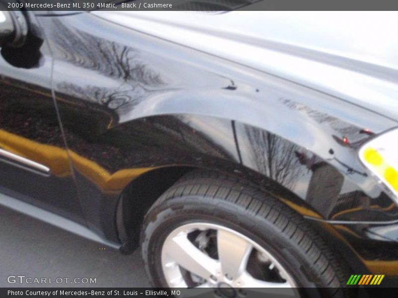 Black / Cashmere 2009 Mercedes-Benz ML 350 4Matic