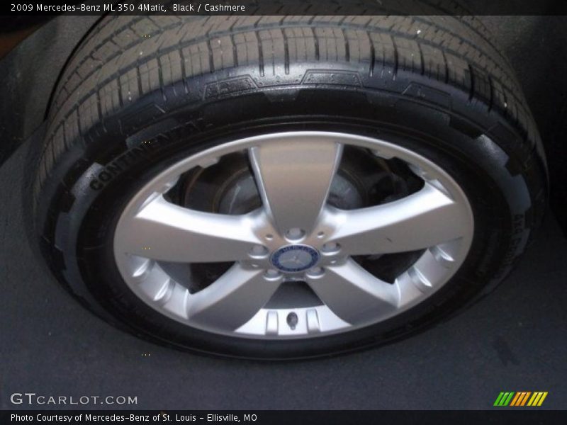 Black / Cashmere 2009 Mercedes-Benz ML 350 4Matic