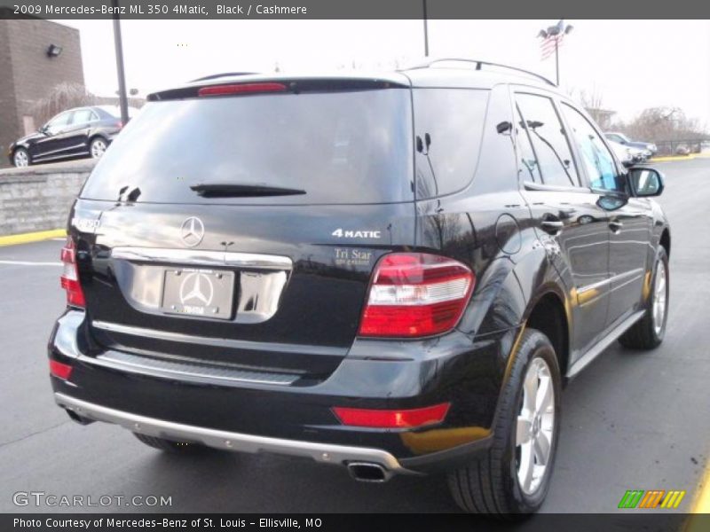 Black / Cashmere 2009 Mercedes-Benz ML 350 4Matic