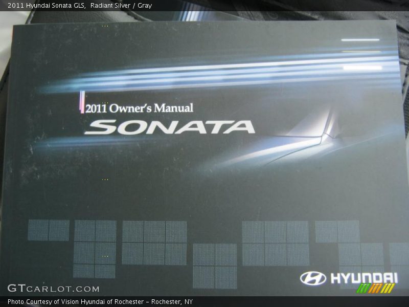 Radiant Silver / Gray 2011 Hyundai Sonata GLS