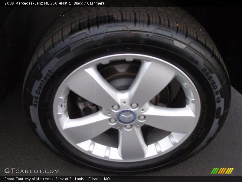 Black / Cashmere 2009 Mercedes-Benz ML 350 4Matic