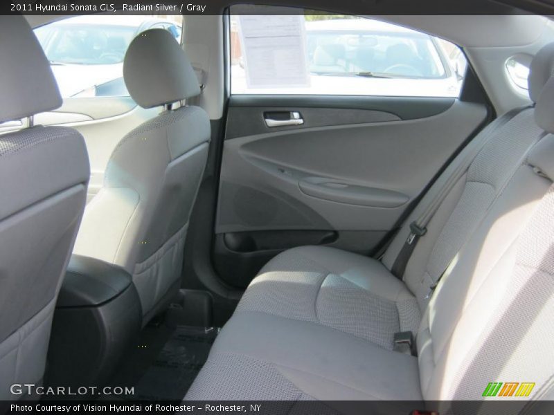 Radiant Silver / Gray 2011 Hyundai Sonata GLS