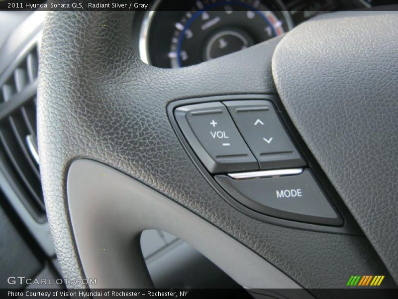 Radiant Silver / Gray 2011 Hyundai Sonata GLS