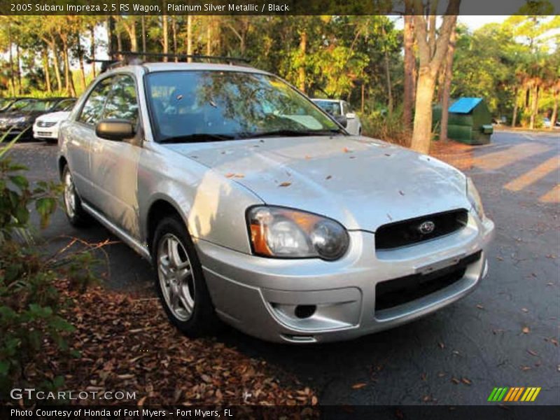 Platinum Silver Metallic / Black 2005 Subaru Impreza 2.5 RS Wagon