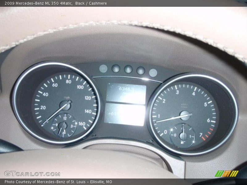 Black / Cashmere 2009 Mercedes-Benz ML 350 4Matic