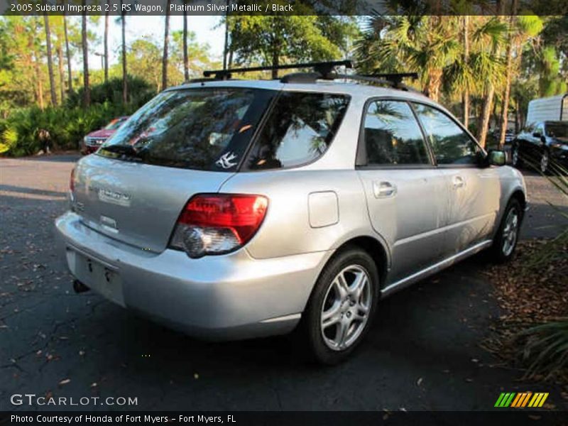 Platinum Silver Metallic / Black 2005 Subaru Impreza 2.5 RS Wagon
