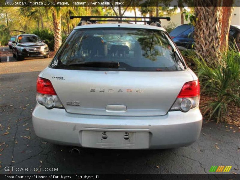 Platinum Silver Metallic / Black 2005 Subaru Impreza 2.5 RS Wagon