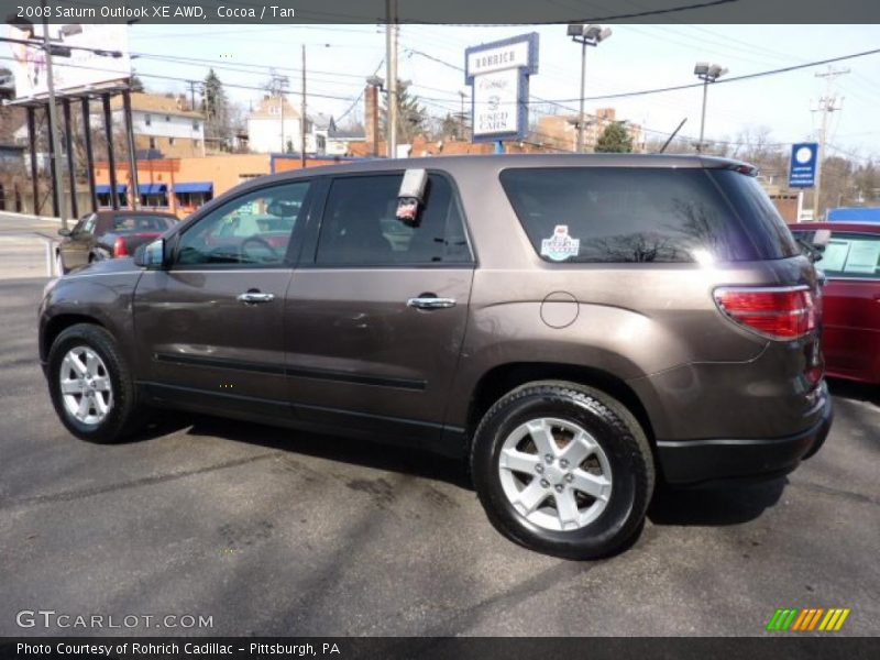 Cocoa / Tan 2008 Saturn Outlook XE AWD