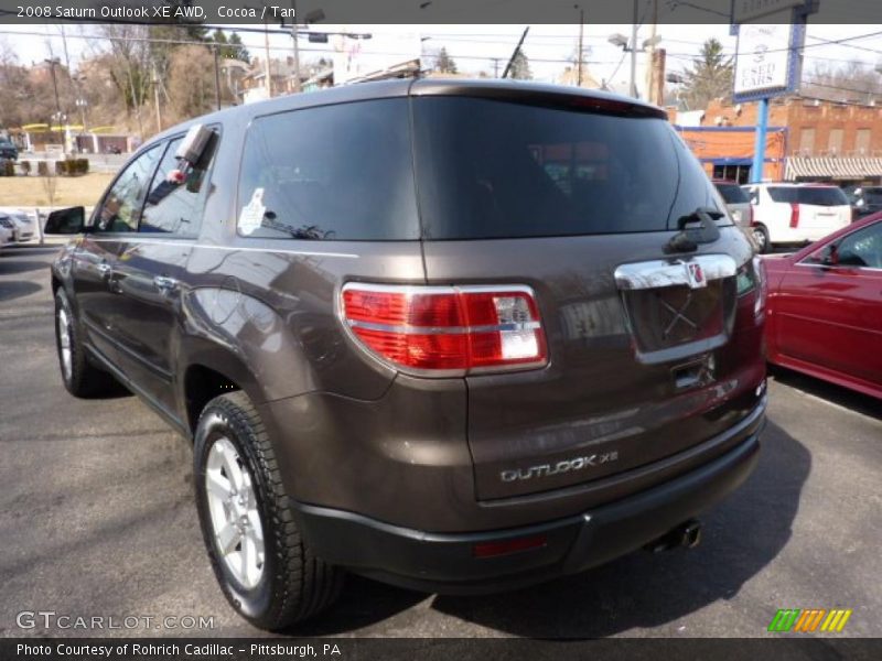 Cocoa / Tan 2008 Saturn Outlook XE AWD